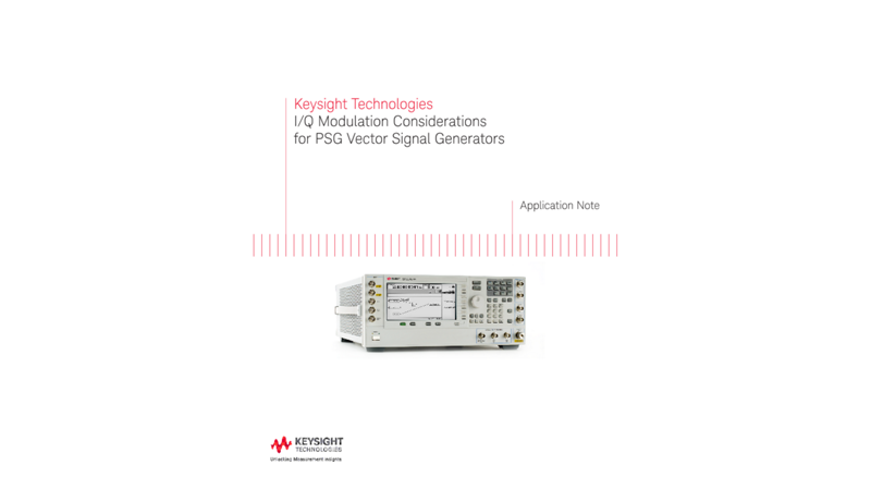 I/Q Modulation Considerations